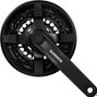 SHIMANO Kurbelgarnitur Tourney FC-TY501 6/7 / 8s Schwarz 42/34/24 170mm
