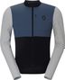 Maillot de manga larga Scott Endurance Warm negro/azul para hombre