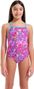 Arena Stars Pink/Multicolor Girls' Swimsuit