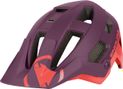 Endura SingleTrack Grenade Purple / Red Helmet