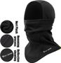 Couvrecou Polaire Randonnée Skateboard Coupe Vent Balaclava Noir