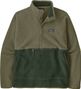 Heren fleece Retro Pile 1/2 Zip Groen