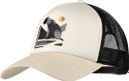 Buff Trucker Cap in Beige/Black