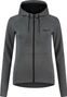 Hoodie Zippe Rogelli Training II - Femme - Carbone