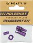 Peaty's Tubeless-Ventilkappen V2 Holeshot Fast Flow Lila