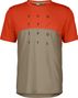 Scott Trail Flow DRI short sleeve jersey Red/Beige Men's