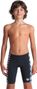 Jongens Arena Racing Stripe Jammer Zwart/Multicolour