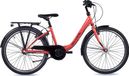 S’COOL chiX  vélo enfant  3 vitesses  Corail/Rouge foncé