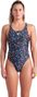 Arena Confetti Badeanzug Schwarz/Multicolor Damen