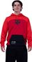 Fox Fracture Paneled Hoodie Red