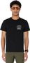 Men's Circle Agility Run Black short-sleeve jersey
