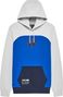 Fox Fracture Paneled Hoodie Grey/Blue