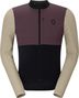 Maillot de manga larga Scott Endurance Warm negro/rojo/beige para hombre