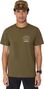 Maglia a maniche corte Circle Agility Run Khaki da uomo