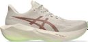 Asics Novablast 6 Running Shoes, Beige/Green, Women's