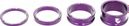 Wolf Tooth Precision Headset Spacers Kit (x4) Purple
