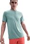 Heren Nike Stride Korte Mouw Jersey Groen