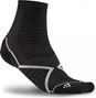 Chaussettes Craft Run Warm Noir Blanc Unisex 