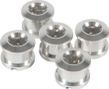 Pack de 5 vis INSIGHT pour couronne 8.5 x 4mm alu Argent