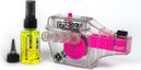 MUC-OFF Kettingreiniger X3 DIRTY CHAIN MACHINE + Ontvetter DRIVETRAIN CLEANER 75 ml