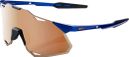 100% Hypercraft XS Brilliant Cobalt Blue - Copper Hiper Mirror Lenses