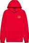 Fox Slogan Hoodie Red