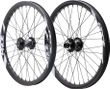 Paire de Roues Carbone Pro Pride Wave White Control V2 20/15mm Noir