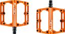 Paire de Pédales Plates Deity Black Kat Orange