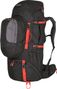 Husky backpack expedition Samont backpack 60 + 10 liters-black with Red