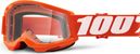 100% STRATA 2 Kids Goggle | Orange | Clear Lenses