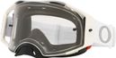 Oakley Airbrake MX White Clear Goggle / REF. OO7046-C4