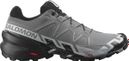 Salomon Speedcross 6 Wide Trail Running Shoes, Gray/Black, Men's