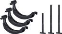THULE PRORIDE 598 Adaptador de barra cuadrada negro