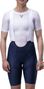 Korte fietsbroek voor dames LeBram Race marineblauw