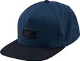 Casquette Snapback Entreprise 100% Bleu / Noir