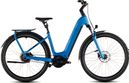 VTC Électrique Cube Kathmandu Hybrid Comfort Pro 800 Easy Entry Enviolo Trekking Courroie 800 Wh 700 mm Bleu Azure 2026