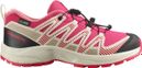 Salomon XA Pro V8 Waterproof Pink Kids' Trail Shoes