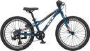 GT Somper Ace 7V 20'' 2022 Azul Teal Brillante Bicicleta de montaña semirrígida para niños de 6 a 8 años