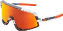 Lunettes 100% Glendale / Soft Tact Grey Camo Hiper Red Multilayer / Mirror 