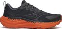 Saucony Ride TR3 trailschoenen voor heren, zwart/oranje