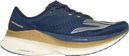 Skechers Aero Razor Running Shoes, Blue/Gold, Women's
