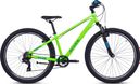 S’COOL Xroc pro  VTT enfant  7 vitesses  Vert néon/Bleu océan