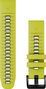 Garmin QuickFit 22 mm Silicone Wristband Electric Lime Yellow Graphite Grey