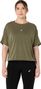 Asics Nagino Run Adjustable Lauf-T-Shirt für Damen, khaki