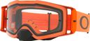 Máscara Oakley Front Line MX Naranja Correa de moto Lentes transparentes / Ref: OO7087-78