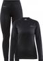 Camiseta interior Craft Core Dry negro mujer