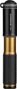 Topeak Racerocket mini Hand Pump (Max 120 psi / 8 bar) Gold