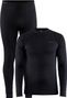 Conjunto de ropa interior Craft Core Warm negro