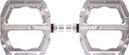 SB3 Unicolor 2 Silver Flat Pedal Pair