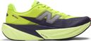 Zapatillas de running New Balance FuelCell Rebel v5 amarillas/azules para mujer